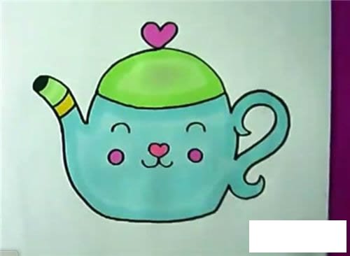 茶壶简笔画