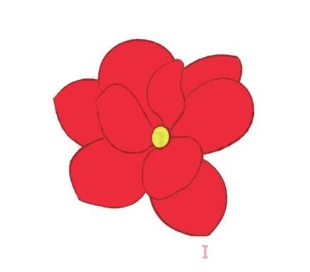 玉兰花的画法步骤图带颜色 玉兰花简笔画图片
