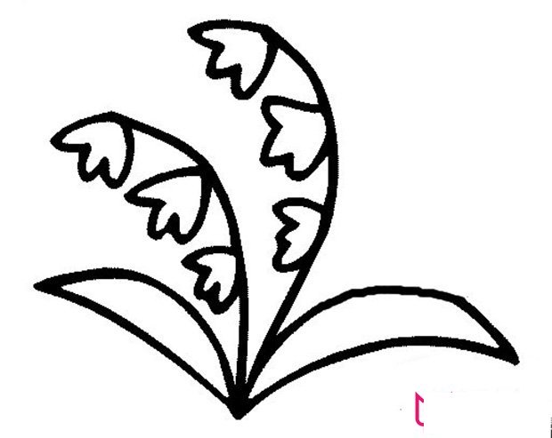 儿童铃铛花简笔画图片