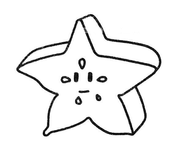 杨桃简笔画图片1