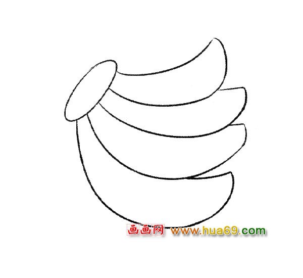 水果简笔画│香蕉4