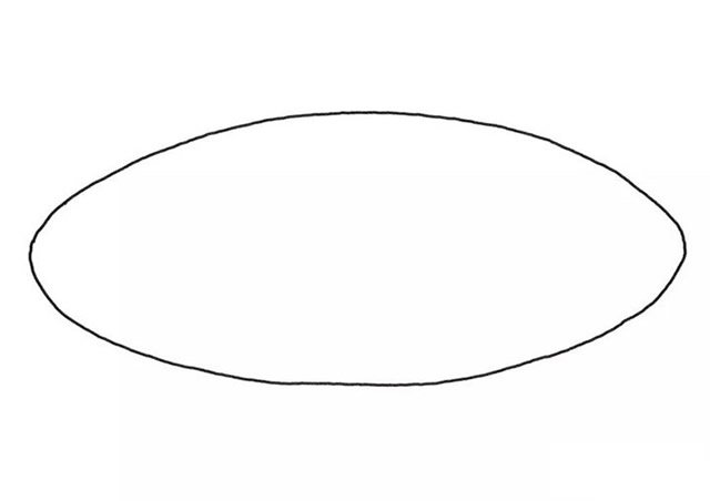 飞艇简笔画