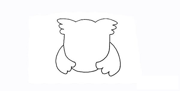 可爱的猫头鹰简笔画