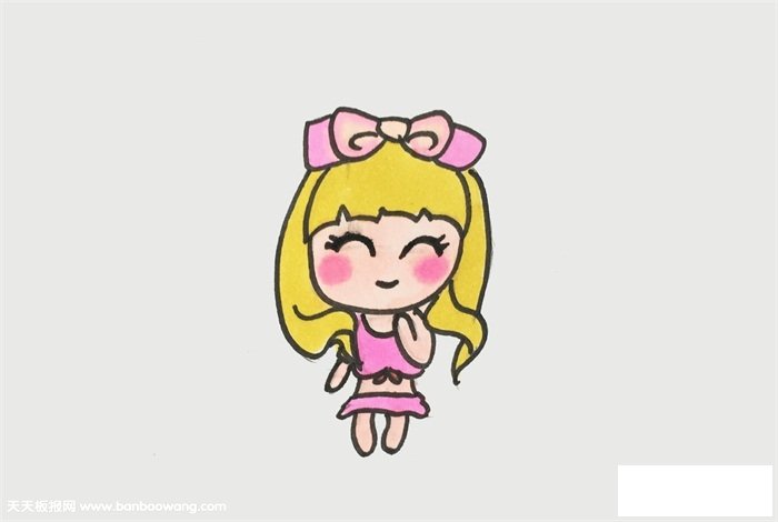 怎么画美少女