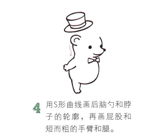 卡通刺猬简笔画图片