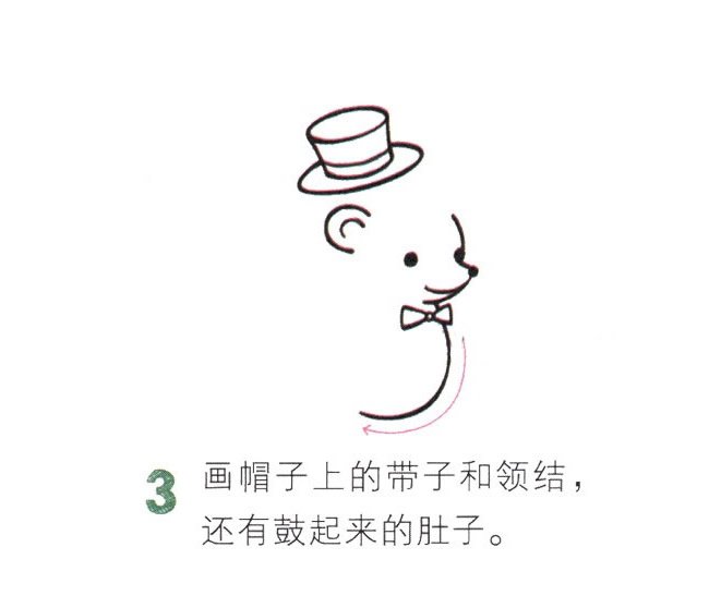 卡通刺猬简笔画图片