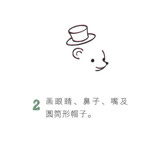 卡通刺猬简笔画图片