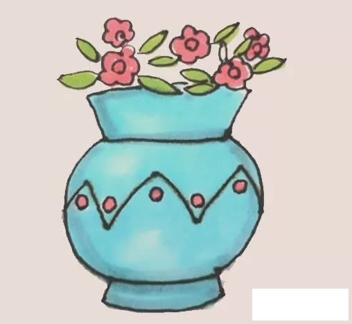 花瓶简笔画