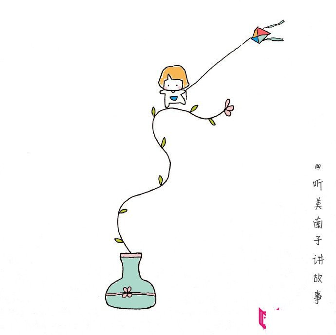 唯美小清新简笔画大全，可爱的植物盆栽简笔画
