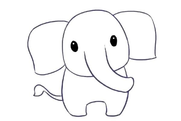 大象简笔画