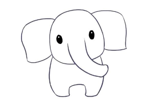 大象简笔画