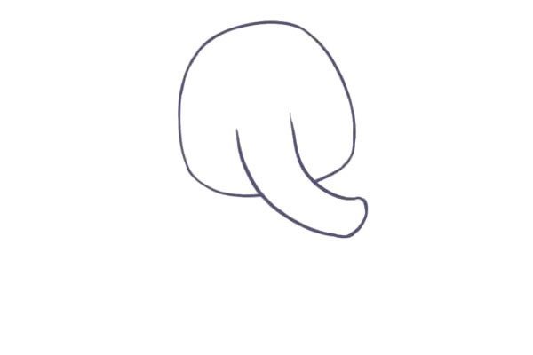 大象简笔画