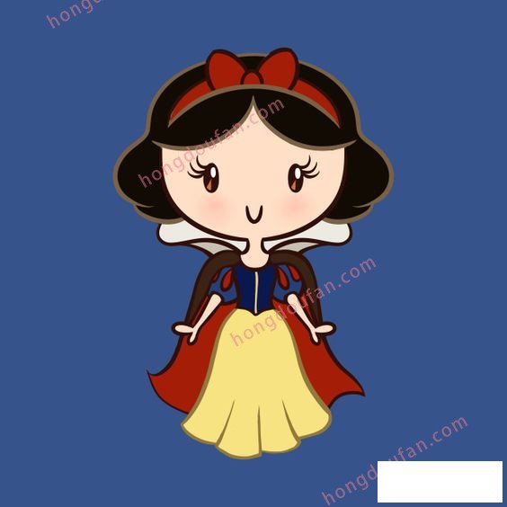 白雪公主 迪士尼白雪公主简笔画大全 简笔画 第3张