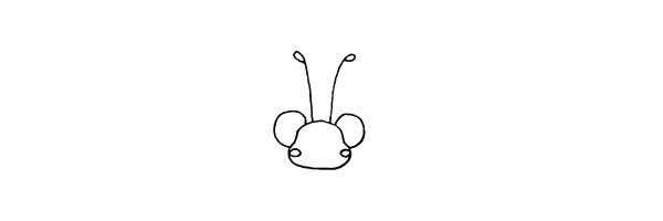 漂亮的蝴蝶简笔画