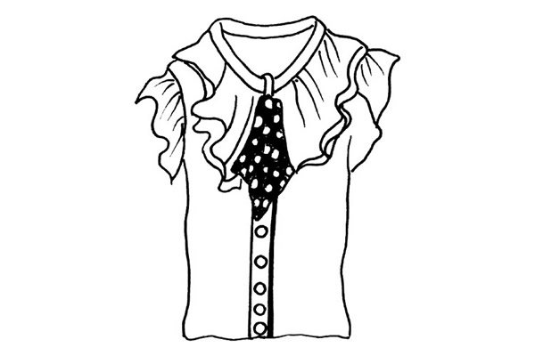 女装简笔画