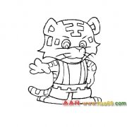 老虎先生│动物简笔画1