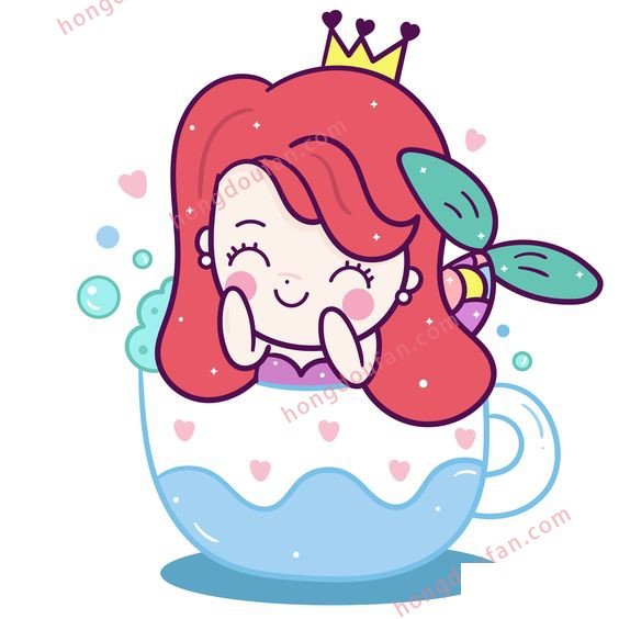 小美人鱼 迪士尼简笔画大全 简笔画 第7张