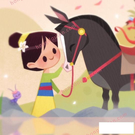 花木兰 迪士尼公主简笔画大全 简笔画 第10张