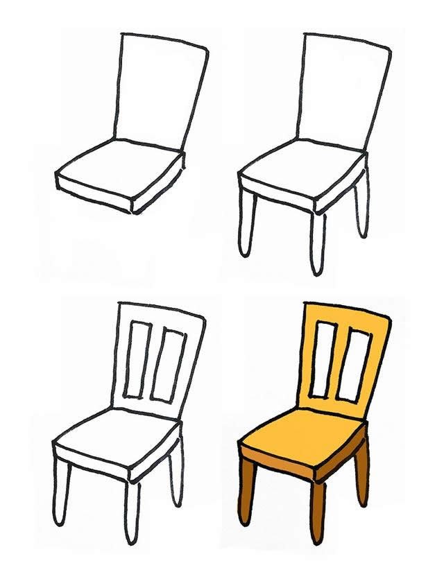 椅子简笔画