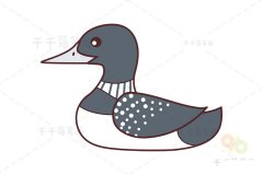 潜鸟简笔画