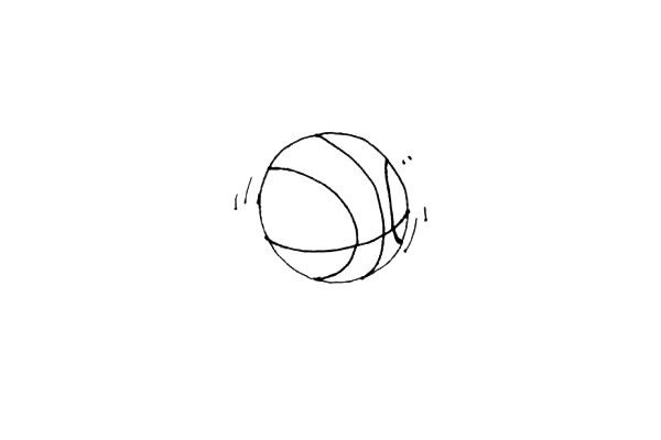 篮球简笔画