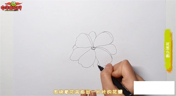 花怎么画