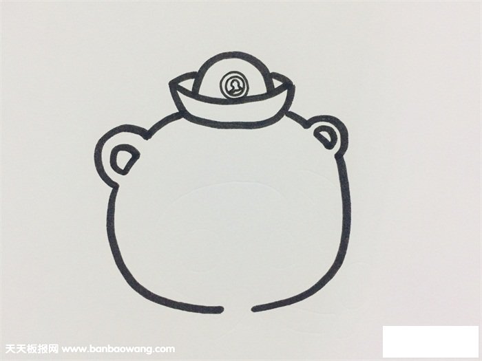 谢灵通简笔画步骤