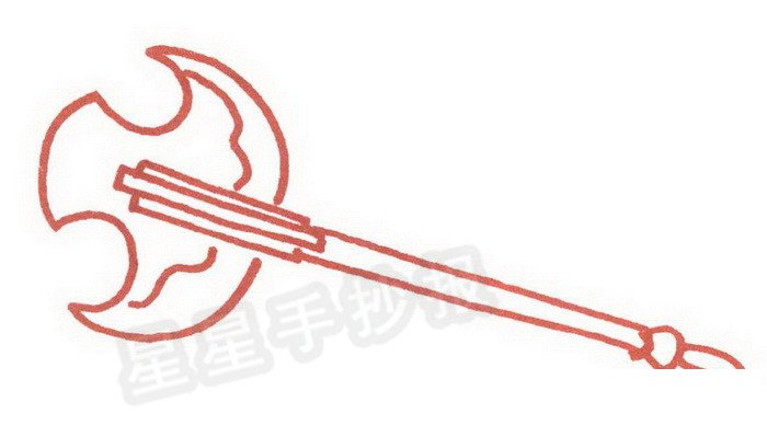 铲斧简笔画