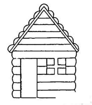 小木屋简笔画