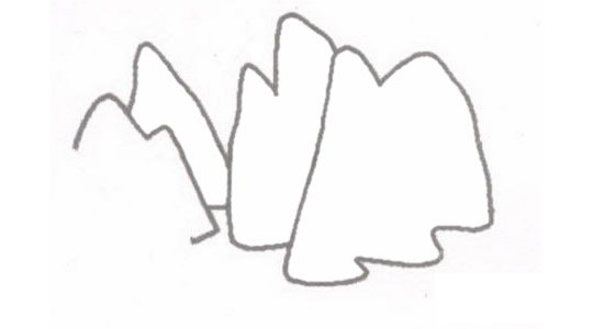 岛屿简笔画图片