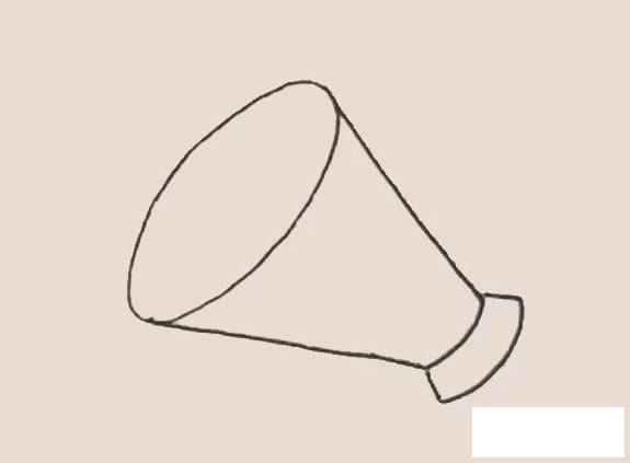喇叭简笔画