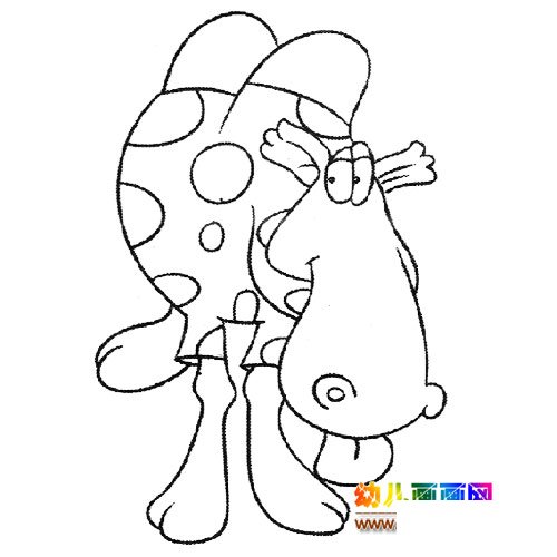 动物简笔画：一只骆驼2