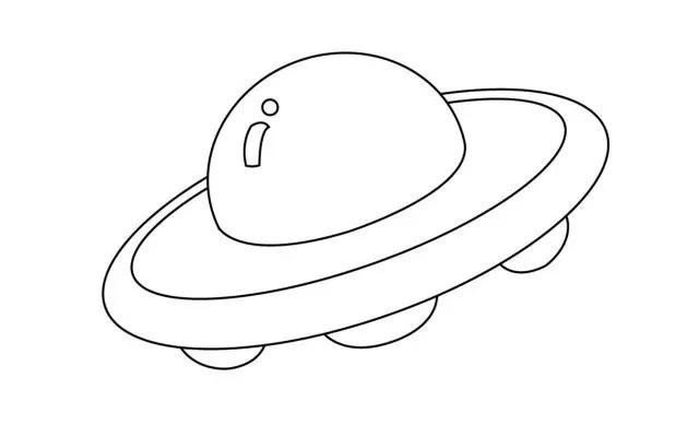 外星飞碟简笔画