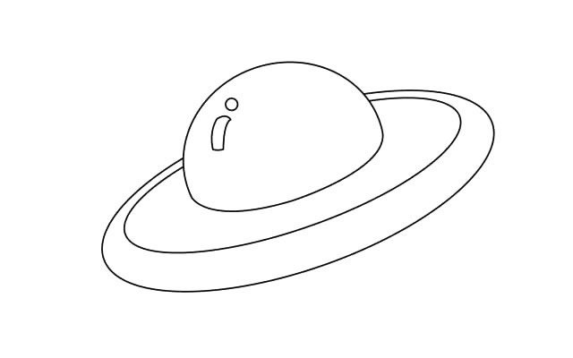 外星飞碟简笔画