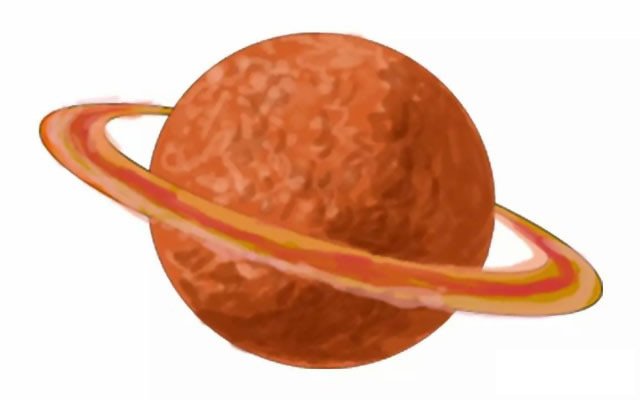 火星简笔画