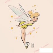 彼得班的小仙女 迪士尼公主简笔画大全