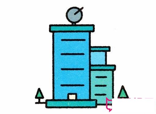 埃菲尔铁塔简笔画，世界著名建筑简笔画合集
