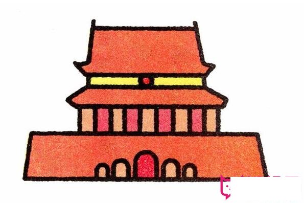 埃菲尔铁塔简笔画，世界著名建筑简笔画合集