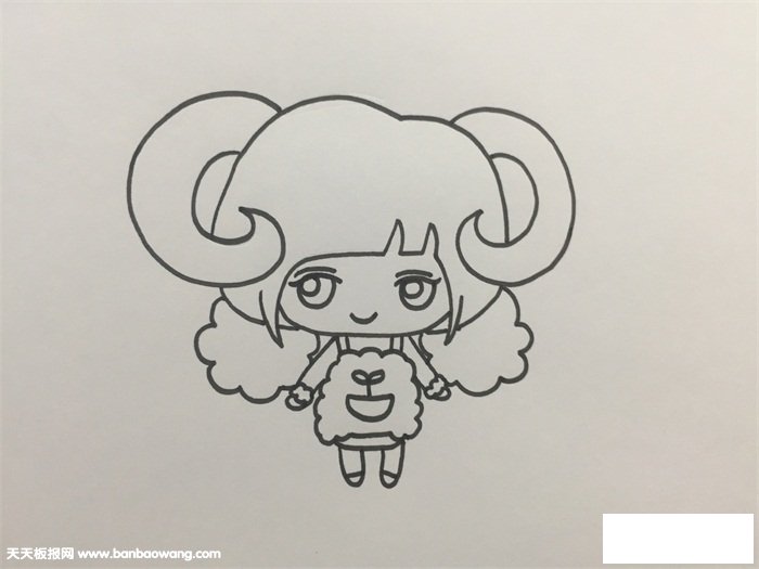 白羊座怎么画