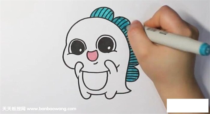 小怪兽简笔画