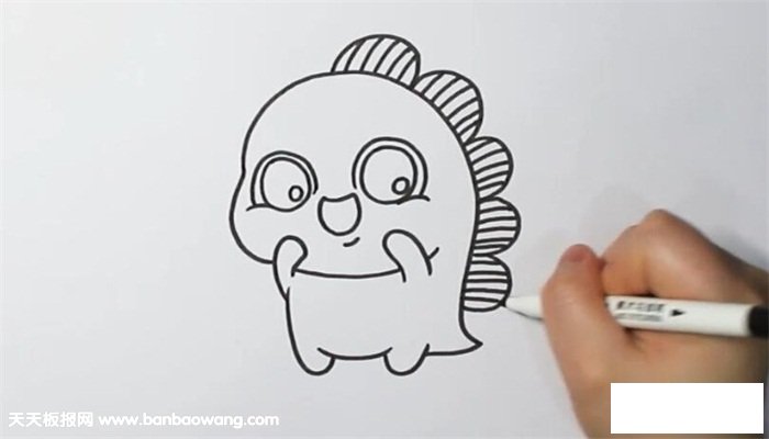 小怪兽简笔画