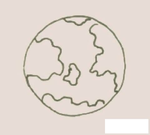 地球简笔画