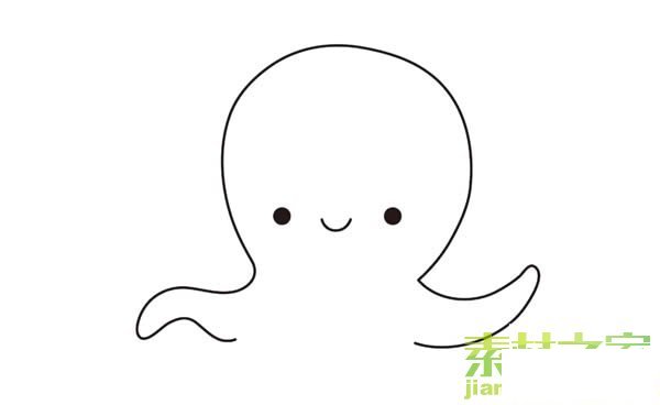 卡通章鱼简笔画图片