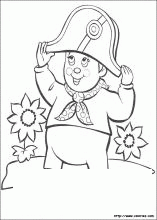 小胖高兴地戴着帽子简笔画