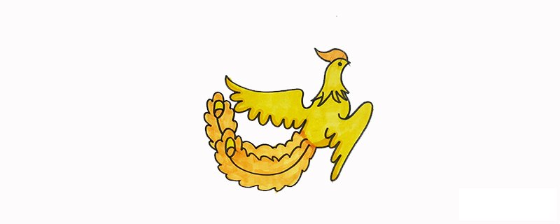 凤凰怎么画好看又简单