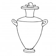 工艺品花瓶物品简笔画步骤图片大全