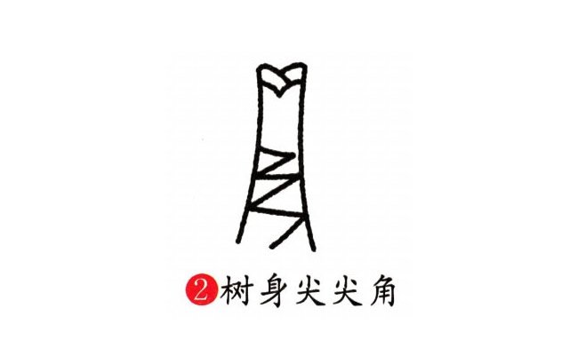 芭蕉树简笔画彩色图片