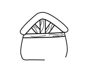 木屋简笔画图片