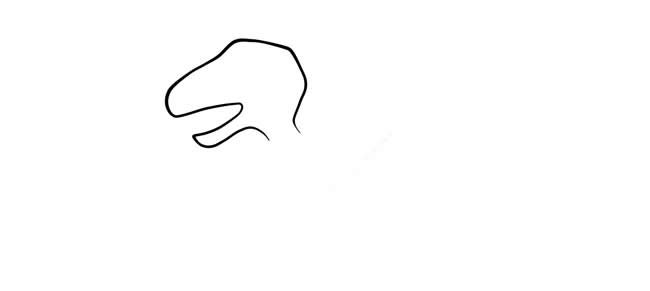 霸王龙简笔画