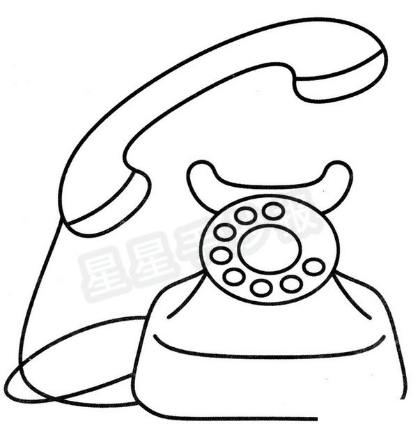 电话简笔画